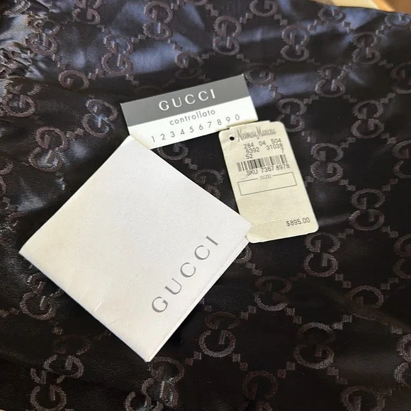 Gucci Bamboo Ring Hobo in Burgundy Metallic Leather - Picture 4 of 17